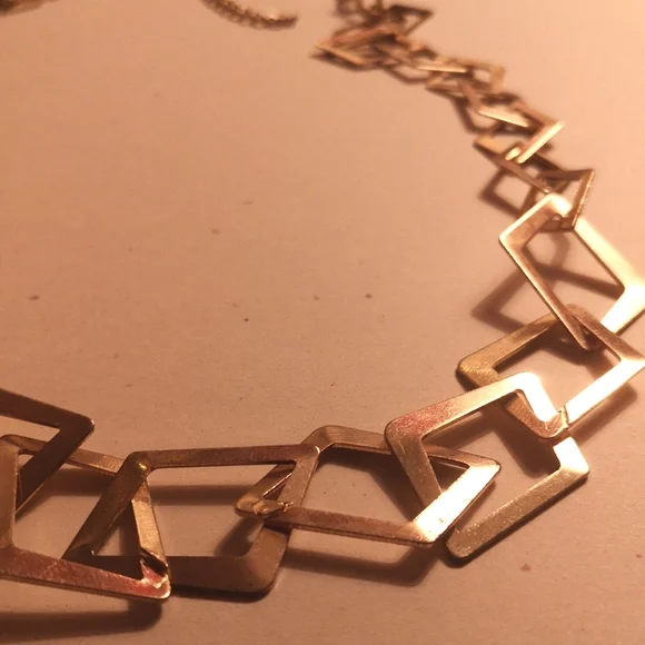 Vintage gold tone chain belt - Picture 3 of 4